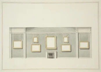 Designs for the Picture Hangs on one of the Long Walls of Sir John Leicester